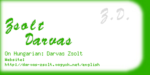 zsolt darvas business card